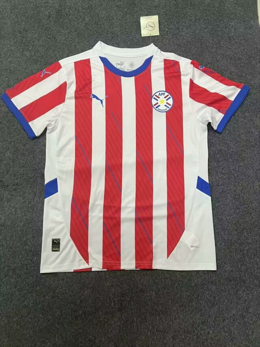 2024 Paraguay home soccer jersey