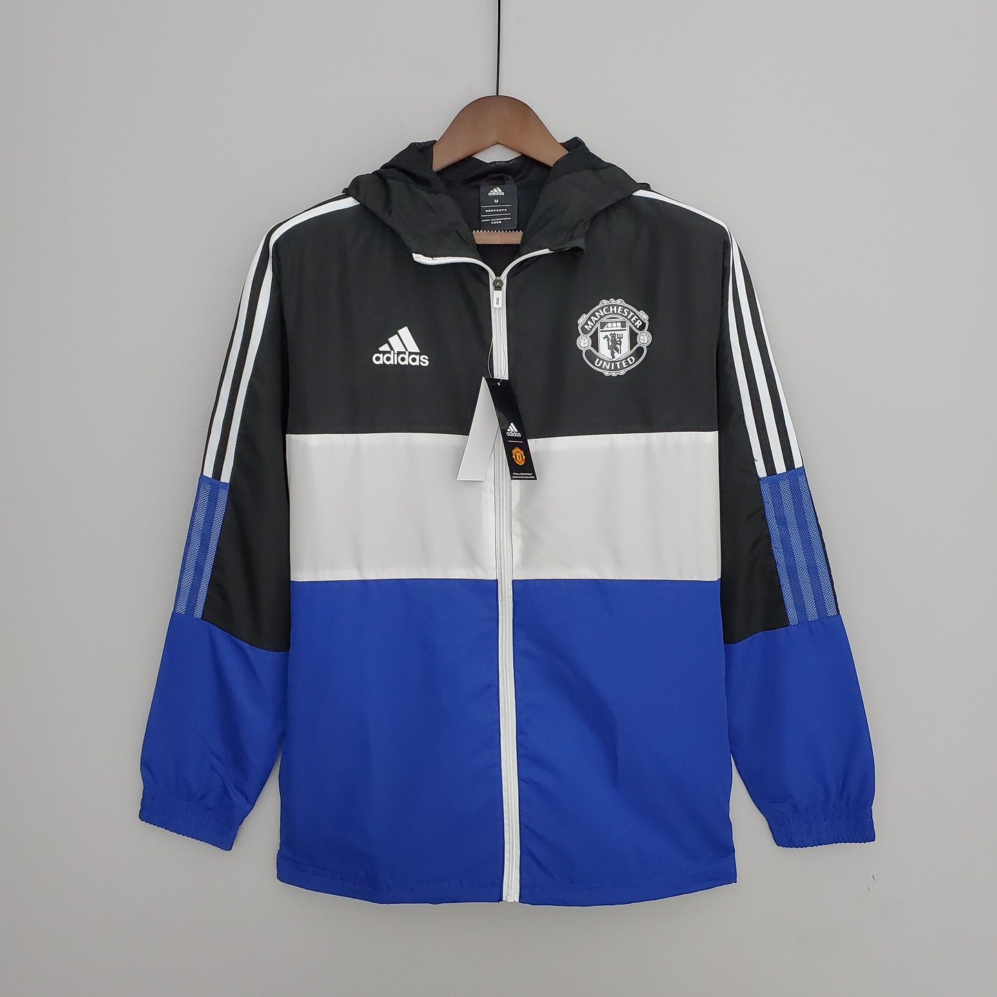 2022 Real Madrid Windbreaker Black Black Blue