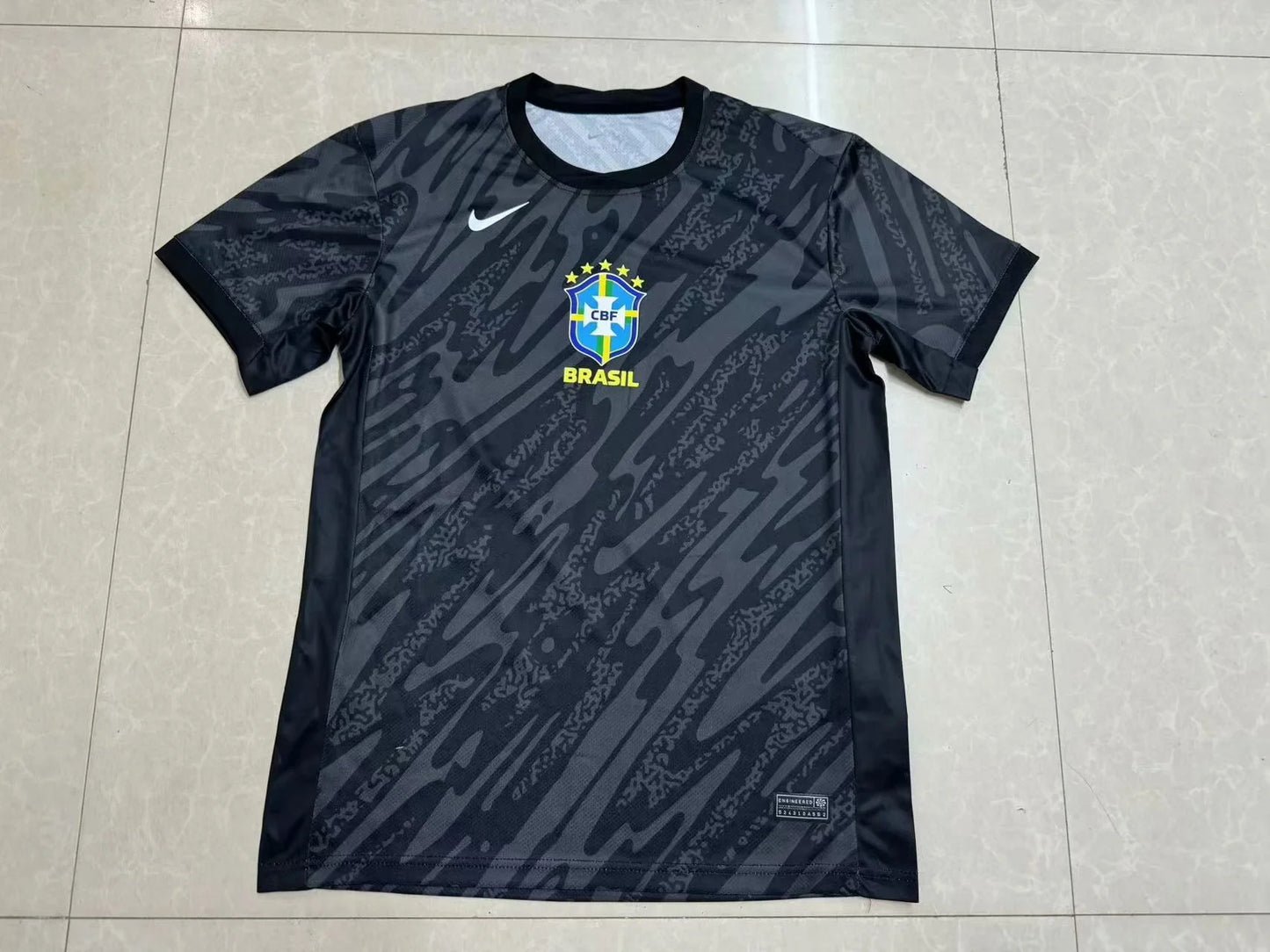 2024 Brazil black goalkeeper jersey