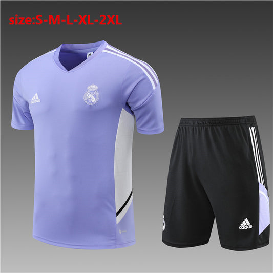 2223 Short Sleeve Real Madrid Purple