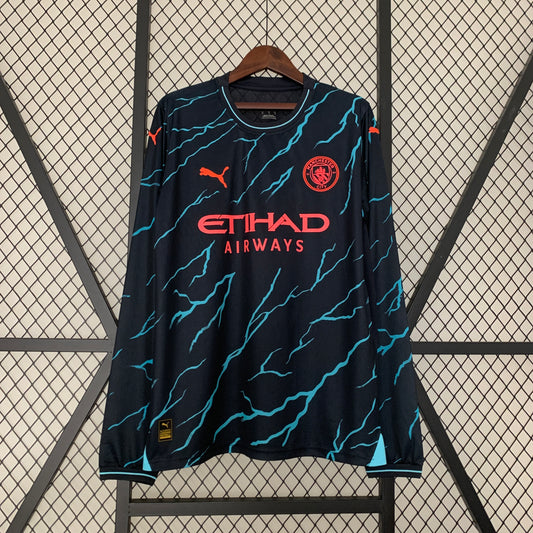 23/24 Long sleeve Manchester City third away