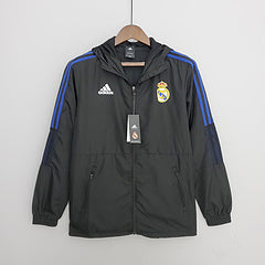 2022 Real Madrid Windbreaker Black